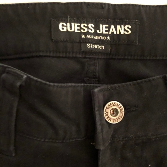 ❓GUESS Jeans w/ Zipper Ankle | Black | Stretch - Picture 6 of 6